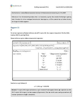 STX Matematik A NET 2012 25. maj - Delprøve 2 med netadgang
