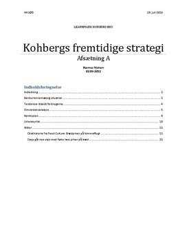Kohberg | Konkurrenceanalyse