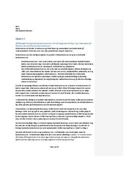 Danmarks Konkurrenceevne | International Økonomi