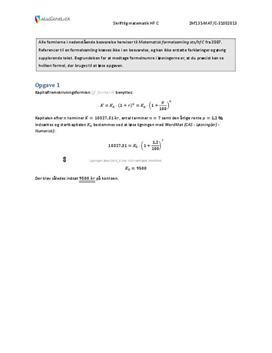 HF Matematik C 31. maj 2013