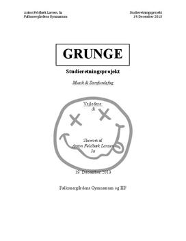 SRP om Grunge i Musik A og Samfundsfag A
