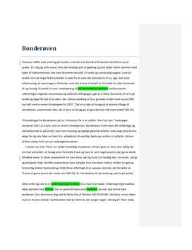 Analyse af introen til Bonderøven 18. okt. 2011