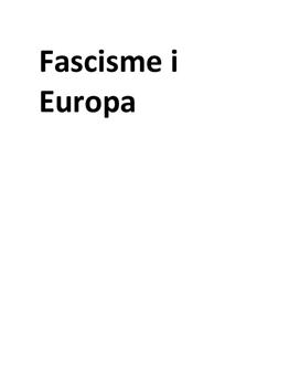 Neo-fascisme i Europa | SRP
