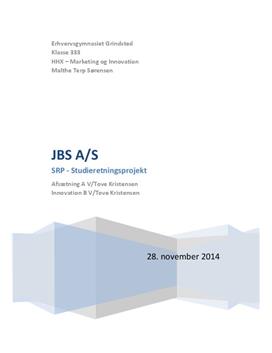 SOP om JBS A/S i Afsætning A og Innovation B