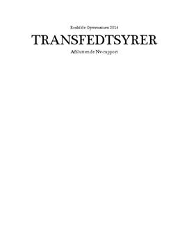 Transfedtsyrer | Rapport i NV