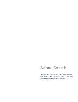 Historieopgave om Adam Smith og teorierne om verdensøkonomien