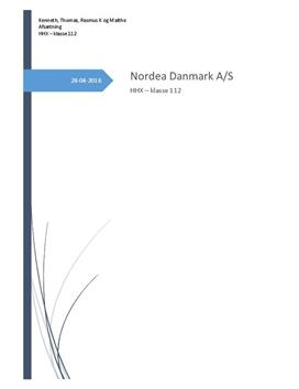 Virksomhedsanalyse af Nordea | Afsætning A