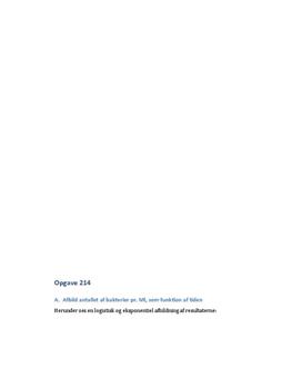 Opgave 214 | Grundbog i bioteknologi 2
