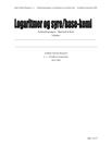 SRO om logaritmer og syre/base-kemi
