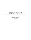 Yoghurt Fremstilling | Teknologirapport