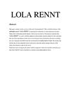 SRO om Lola Rennt | Tysk fortsættersprog A og Mediefag C