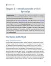 Introducerende artikel om Storbyen Introducerende artikel om Storbyen