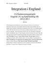 SRP om Integration i England i Engelsk A og Samfundsfag B