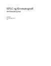SRP om HPLC og Kromatografi i Matematik A og Kemi A