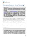 Analytical Essay om "Crossing" Analytical Essay om "Crossing"