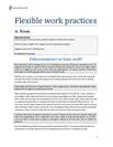 Flexible Work Practices: Engelsk Essay + Email - Eksempel