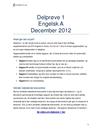 Delprøve 1 Engelsk A december 2012 STX - Vejledende Besvarelse