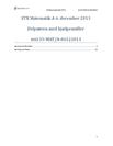 STX Matematik A 6. december 2013 - Delprøven med hjælpemidler