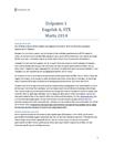 STX Delprøve 1 Engelsk A marts 2014 med netadgang | Eksempelbesvarelse