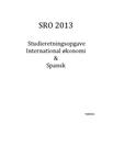 SRO: Konsekvenser af Spaniens økonimiske krise