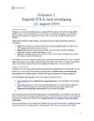 STX Delprøve 1 Engelsk A 22. august 2014 (netadgang) | Vejledning