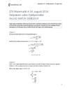 STX Matematik A 14. august 2014 - Delprøven uden hjælpemidler