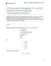 STX Matematik A NET 2014 22. maj - Delprøven med autoriseret formelsamling