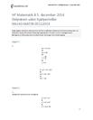 HF Matematik B 5. december 2014 - Delprøven uden hjælpemidler