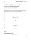 HF Matematik B 7. december 2015 - Delprøven uden hjælpemidler