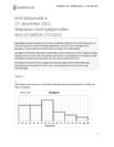 HHX Matematik A 2012 17. december - Delprøven med hjælpemidler