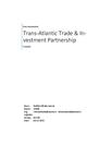 SOP om Transatlantic Trade and Investment Partnership