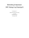 SRP om depression i Biologi A og Psykologi B