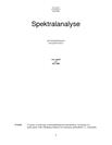 Fysikrapport om Spektralanalyse