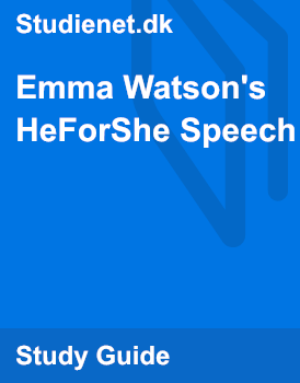 Emma Watson's UN Speech on Gender Equality