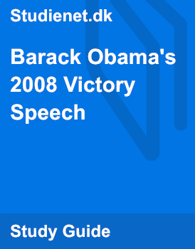 rhetorical devices obama's victory speech