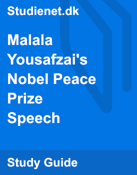 summary of malala yousafzai speech