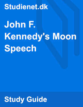 rhetorical devices in john f kennedy moon speech