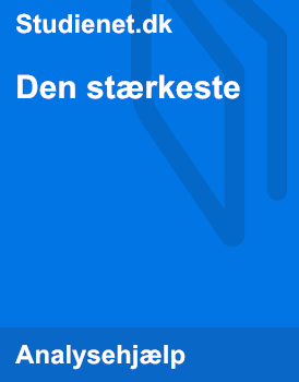 A.Strindberg/D.Willumsen: A Mais Forte / Den Stærkeste / The