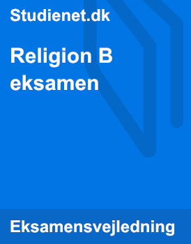 Religion B Eksamen | Studienet.dk