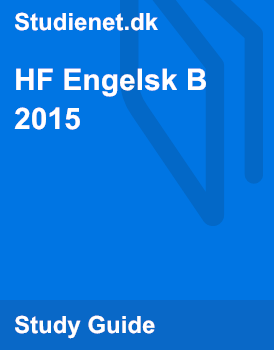 English As A Global Language | HF Engelsk B | 2015 | Studienet.dk