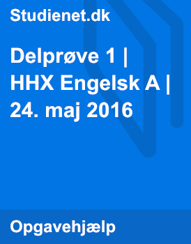 Opgave - Adverbier og adverbielle led | HHX Engelsk A fra maj 2016