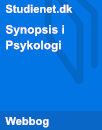 Synopsis i Psykologi | Model og Vejledning Synopsis i Psykologi | Model og Vejledning