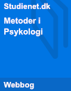 Psykologi Metode | Vejledning Psykologi Metode | Vejledning