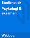 Psykologi B mundtlig eksamen Psykologi B mundtlig eksamen