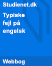 Engelsk Delprøve 1: Få styr på de typiske fejlsætninger Engelsk Delprøve 1: Få styr på de typiske fejlsætninger