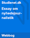 Essay om nyhedsjournalistik Essay om nyhedsjournalistik