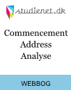 Commencement Address | Analyse Commencement Address | Analyse