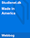 Made in America | Essay Made in America | Essay