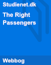 The Right Passengers | Analysis The Right Passengers | Analysis