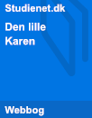 Den lille Karen | Analyse Den lille Karen | Analyse